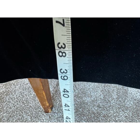 Vintage Saint Laurent Rive Gauche Velvet Long Sleeve Mini Dress - Picture 6 of 7